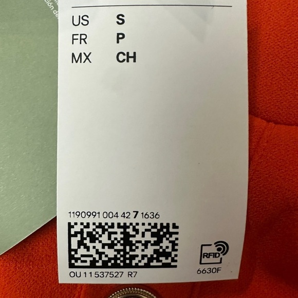 NEW H&M Women’s Button Front Jersey Sailor Shorts Red/Orange ~ Size S ~ NWT - Picture 10 of 10